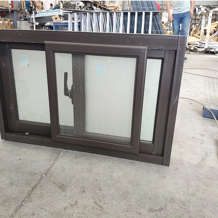 brown aluminium windows factory