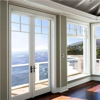 Aluminium Qhov Rooj Nrog iav