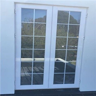 Dawb Aluminium Fabkis Qhov Rooj