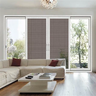 aluminium pem hauv ntej qhov rooj nrog iav