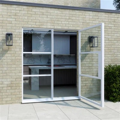 Ultra Slim Aluminium Fabkis Qhov Rooj